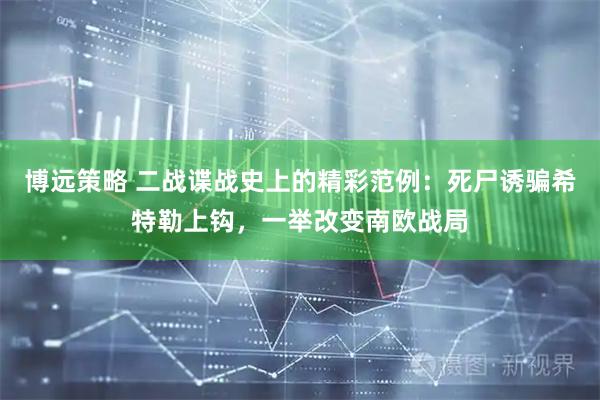 博远策略 二战谍战史上的精彩范例：死尸诱骗希特勒上钩，一举改变南欧战局