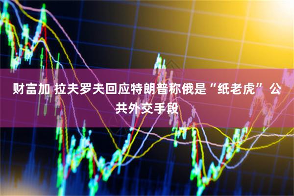 财富加 拉夫罗夫回应特朗普称俄是“纸老虎” 公共外交手段